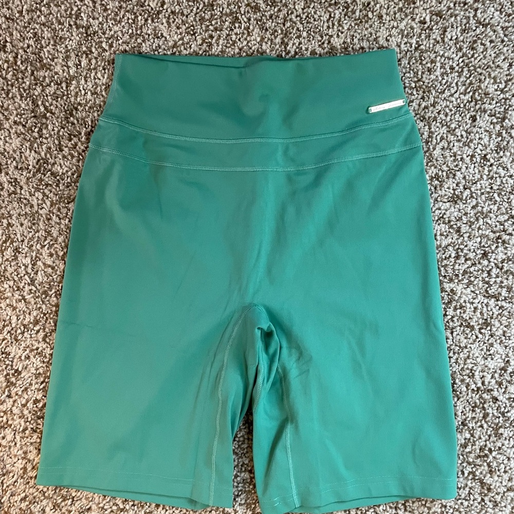 Whitney Simmons biker shorts